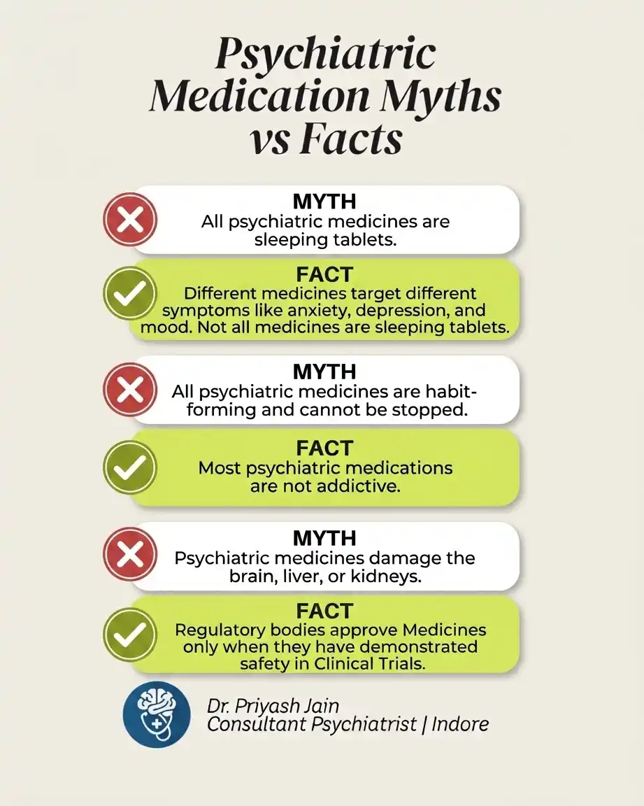 3 Common Myths About Psychiatric Medicines Debunked