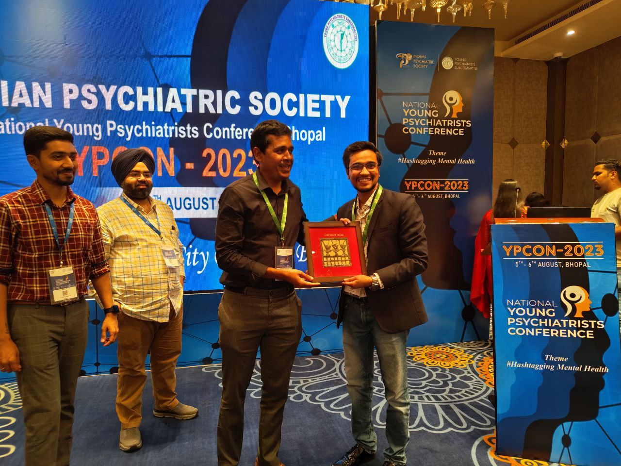 Felicitated at Young Psychiatrist Conference, 2022