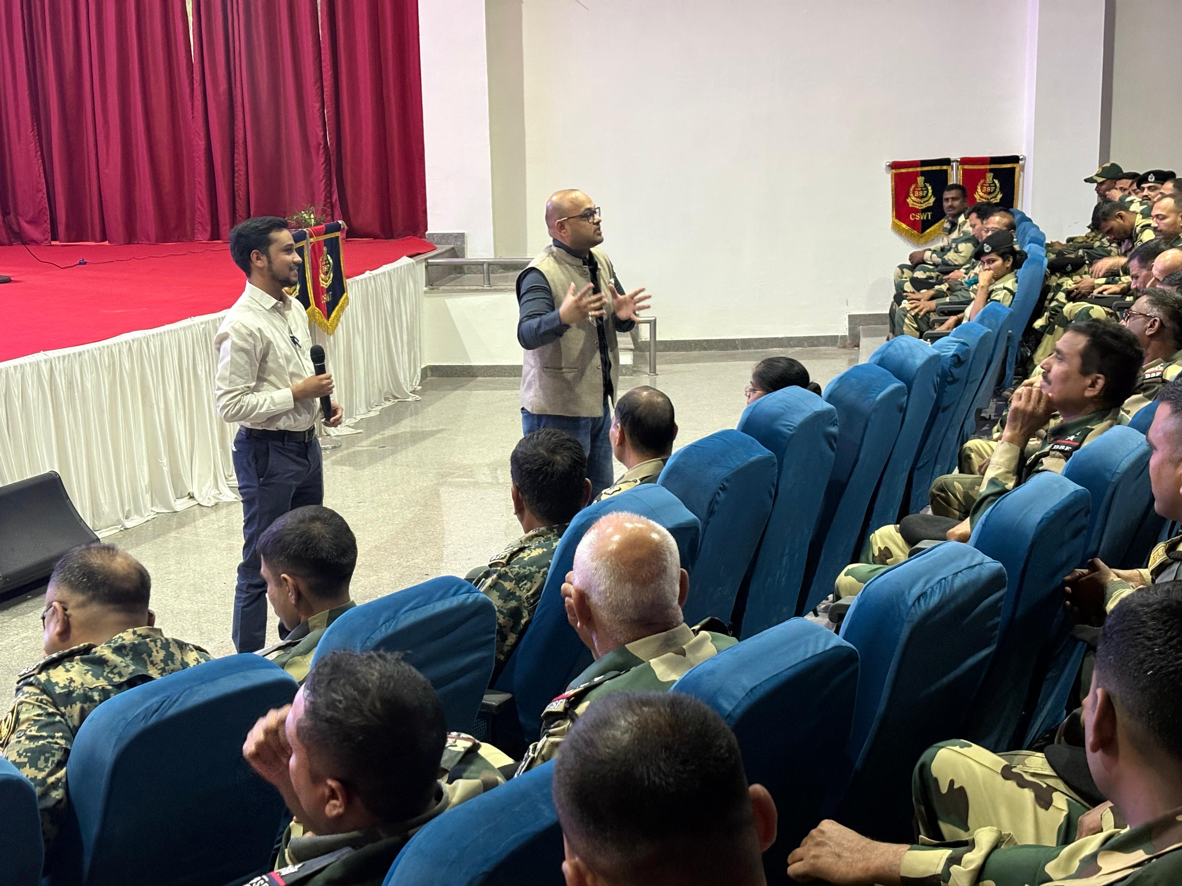 Mental Health Awareness activity at BSF Camp Indore